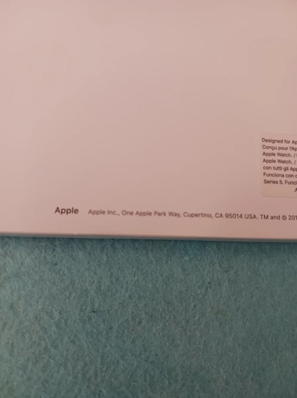 Authentic Apple Series 5 Sport Watch Band , Pink Sand New 2019 Deadstock Open